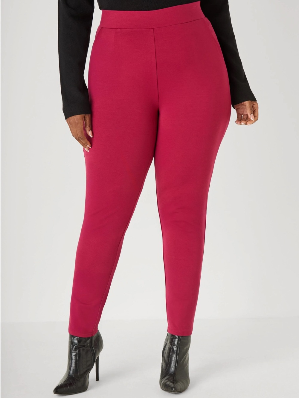 Ashley Stewart Ponte Pull-On Pants